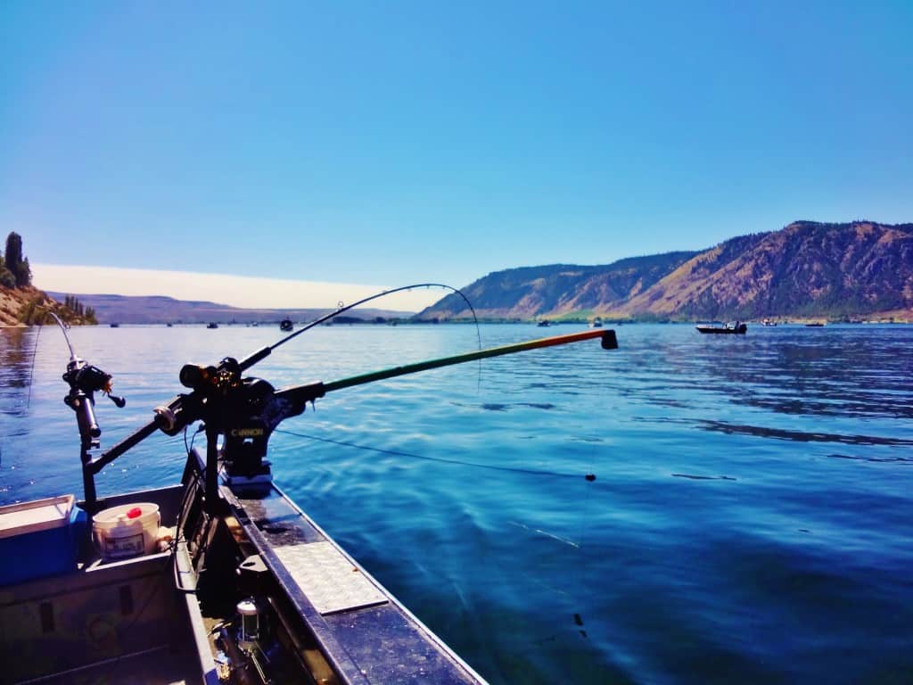 Salmon Fishing the Columbia River Washington State USA