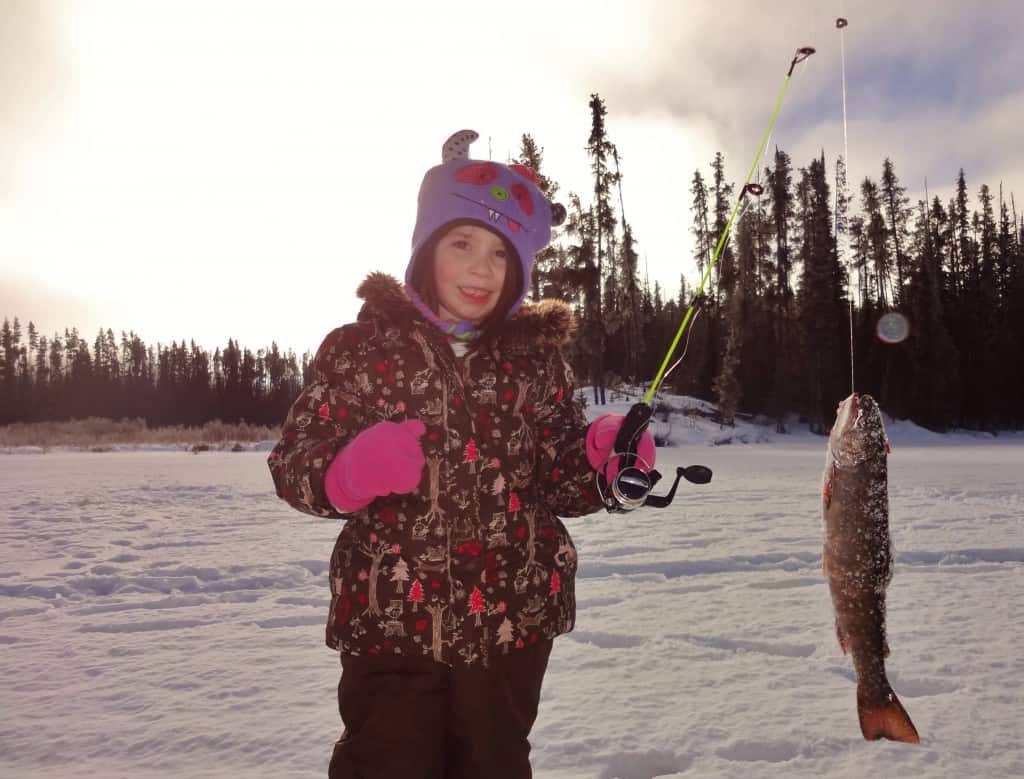 Ice Fishing Idabel Lake Kelowna, BC