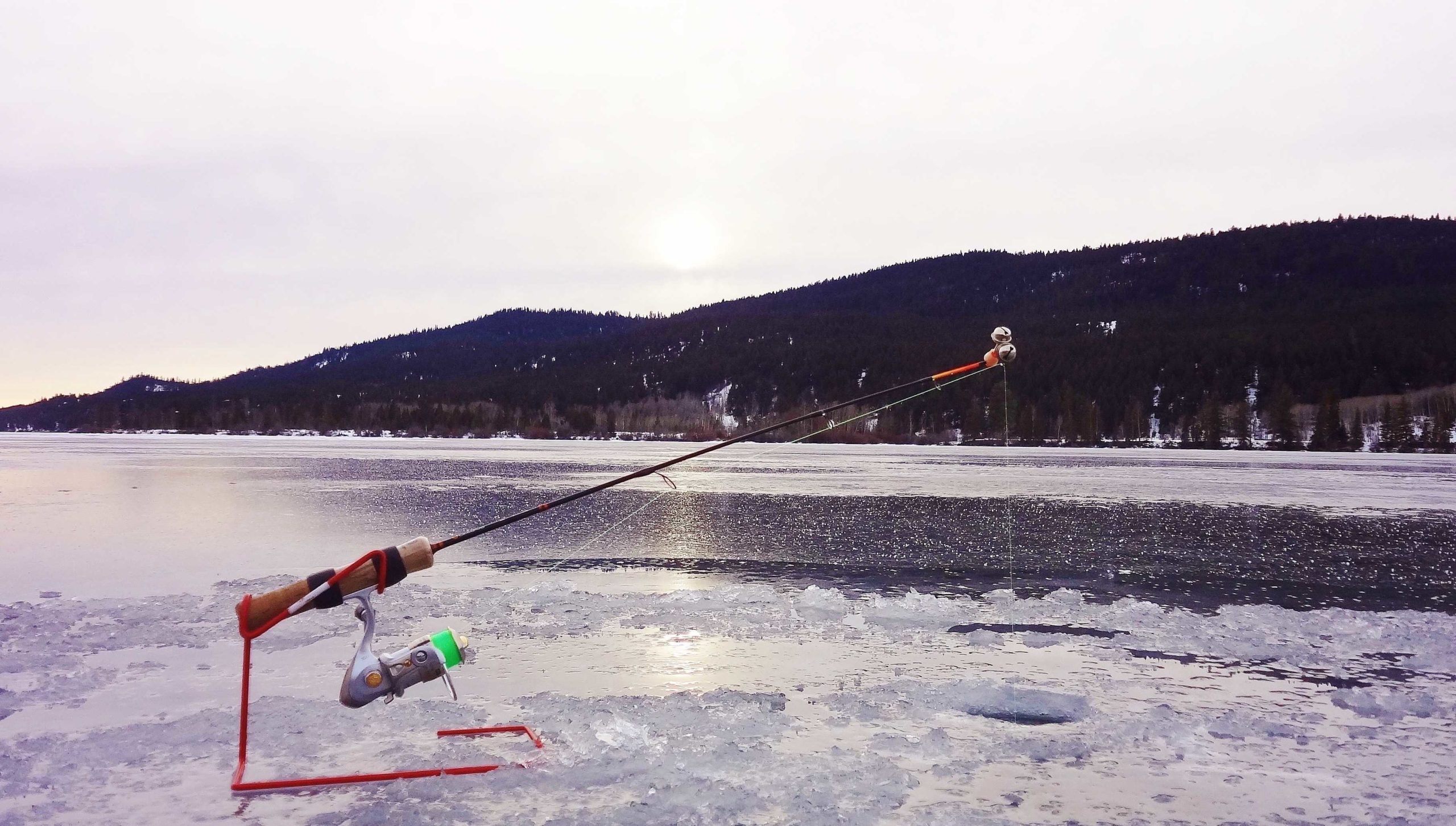 Ice Fishing Gear Tip Keeping Ice off Rod Guides BC Fishn