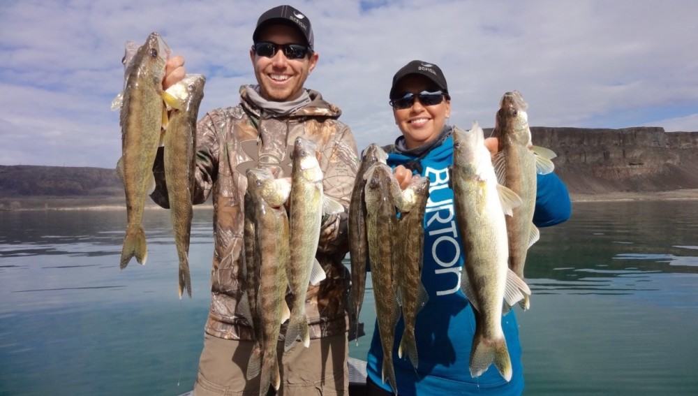 Walleye Fishing Banks Lake Washington BC Fishn